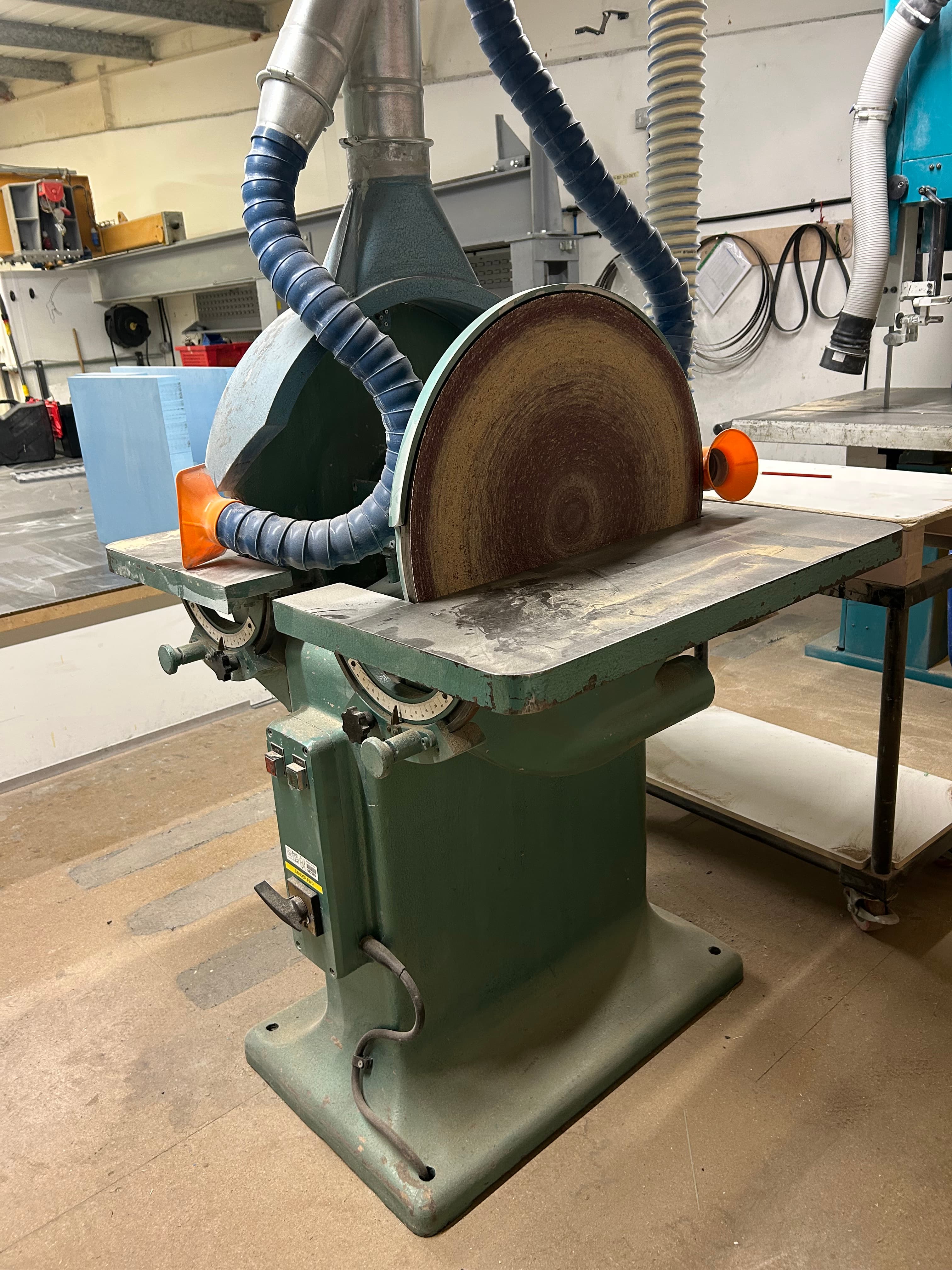 Phillipson BP Double Disc Sander machinery photograph